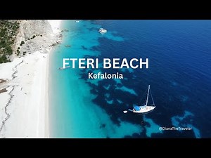 Fteri Beach Kefalonia 🇬🇷 – The Most Beautiful Beach in Greece! (Drone Footage)