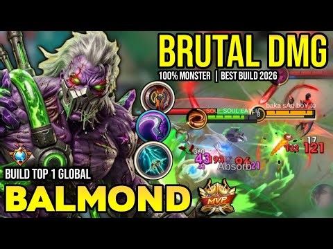 BALMOND BEST BUILD 2026 | BUILD TOP 1 GLOBAL BALMOND GAMEPLAY | MOBILE LEGENDS✓