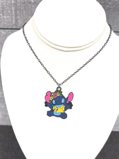 Stitch the Alien Inspired Statement Necklace - Etsy