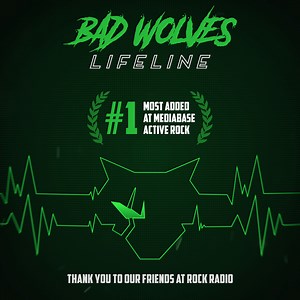 26K views · 1.2K reactions | In these unprecedented times we are grateful for the overwhelming support from all our amazing friends at rock radio for our best overall debut ever!!! Thank you! A big thank you to our #Wolfpack for making this possible. Grab your #lifeline https://badwolves.ffm.to/lifeline - Pre-save/order "Dear Monsters" https://badwolves.ffm.to/dearmonsters #Badwolves #Lifeline" | Bad Wolves | Facebook