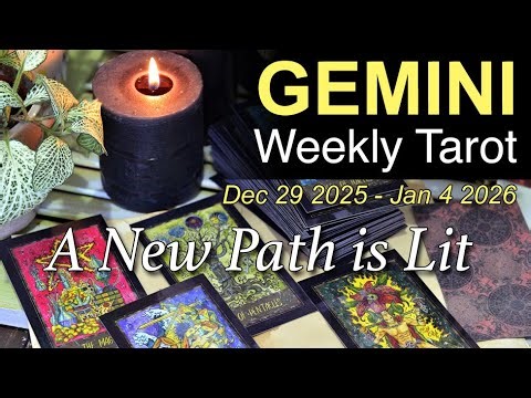GEMINI Weekly Tarot Reading 'A DECISION YOU'RE NOT PUTTING OFF ANY LONGER" Dec 29 2025 - Jan 4 2026