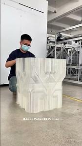 No mold, no waiting—just a solid vase off the plate in a few hours ⏱️🏺 #3dprinting #large3dprinter