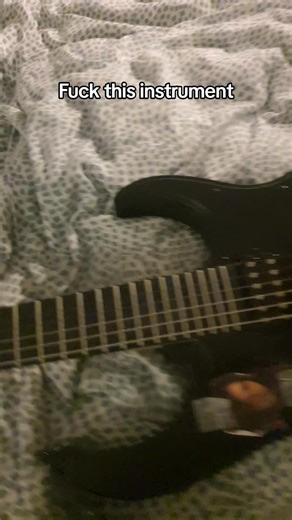 I was playing a riff using the Low E and A string bro😭 ON D STANDARD#guitar #instrument #string #pain