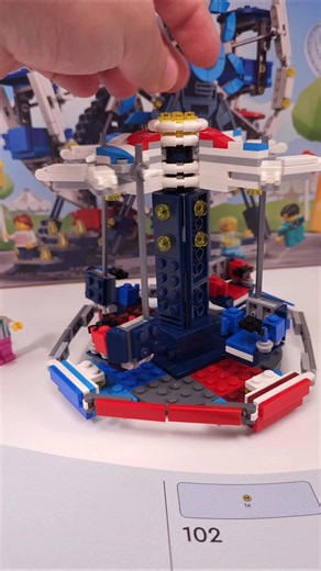 LEGO Creator Carousel (31389) Alternate Build for Iconic Ferris Wheel Building #shorts TBB