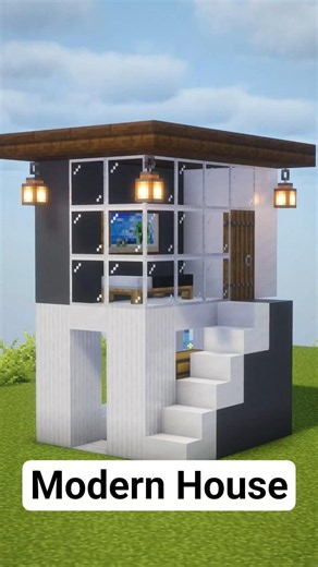 Minecraft Starter House Build Tutorial 🏠| Easy Survival Base Idea | #Minecraft