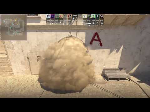 How to smoke connector on mirage in CS2