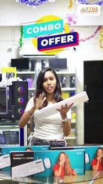 White Keyboard & Mouse Combo @ ₹899 😱 #trending #shorts #ytshorts #techshorts