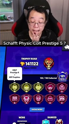 ERSTER SPIELER PRESTIGE 5 SPIELER? #brawlstars #shorts