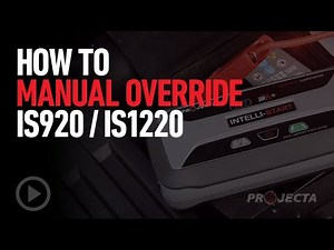 How to Manual Override using the Projecta Intelli-Start IS920 or IS1220 Jump Starter