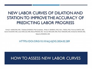 New labor curves of dilation and station to improve the accuracy of predicting labor progress: How to assess new labor curves https://ow.ly/yHgk50SGwBm | American Journal of Obstetrics & Gynecology