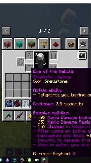 HOW TO USE BASIC SPELLSTONES in Enigmatic Legacy MINECRAFT