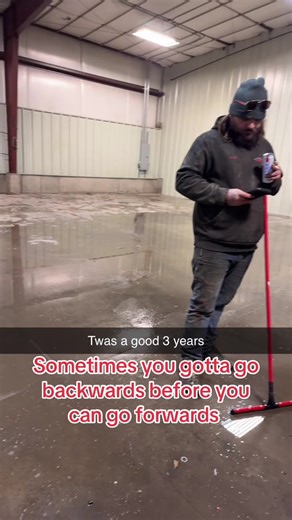 New shop 1/3rd of the size but I’ll figure it out I always do #kootersgarage #fyp #foryoupage #lsswap