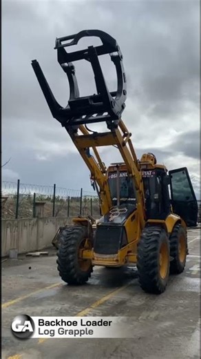Backhoe Loader Log Grapple | Galen Group