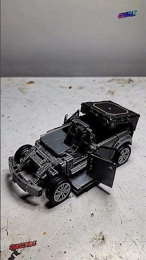 Toy car transformation. #transformer #mechanics #miniatures #matchbox #collection