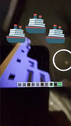 Titanic sinking in Minecraft #minecraft#titanicminecraft