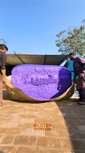 15M views · 10K reactions | Behind the Scenes: Crafting of Blue Polyurethane foam! 什 #polyurethanefoam #foammaking #howitsmade #liquidity #satisfyingvideo #factoryprocess #production #behindthescene #foam #transformation #factoryproduction | Skilled Workers | Facebook