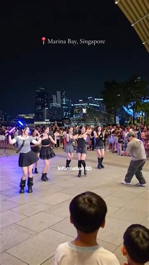 Singapore Cute Girl Street Dance At Marina Bay! 🇸🇬✨