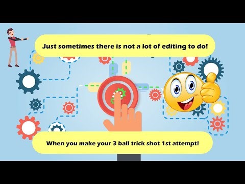 Crazy Mini Golf 3 ball trick shot made first attempt!