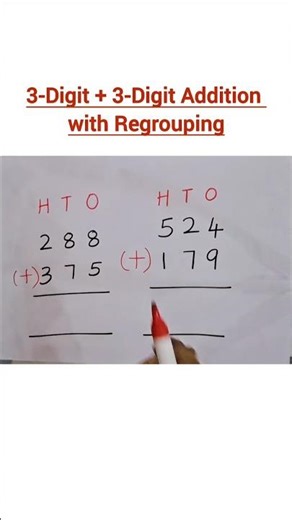 3-Digit + 3-Digit Addition with Regrouping