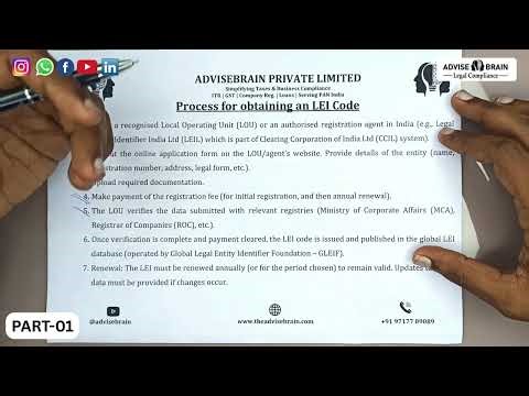 How to Get an LEI Code? | Step-by-Step | Part 1 #leicode #leiregistration