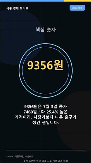 동양생명 주식매수청구권 10% 상향, 9356원이 왜 중요할까 #우리금융 #보험 #shorts
