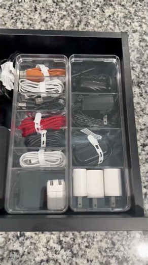 These cable organizers work well for the office or home