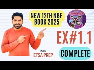 12TH CLASS MATH NBF EX#1.1 | 12TH CLASS MATH CH#1 FUNCTIONS AND GRAPHS |12TH NEW BOOK 2025 FBISE