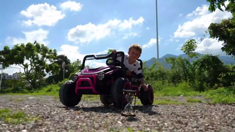 Hikole 24V 2 Seater Ride on Toys for Big Kids with Remote Control, XL Battery Powered Off-Road UTV, LED Lights, Iron Frame, 3 Speeds, Key Start, 20" Wider Seater for 3-8 Boys & Girls, Black