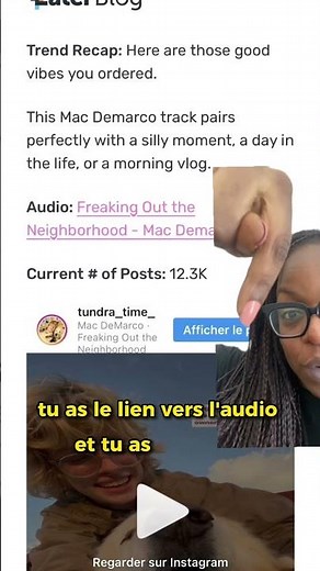 LE SITE pour trouver des musiques tendance sur Instagram pour augmenter la visibilité de tes reels.