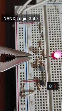 NAND Logic Gate With Transistors