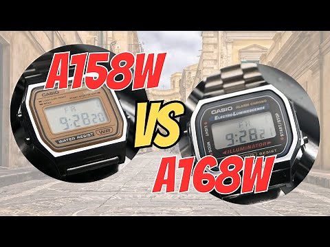 The Casio A158W Vs A168W: Which One Is Better?