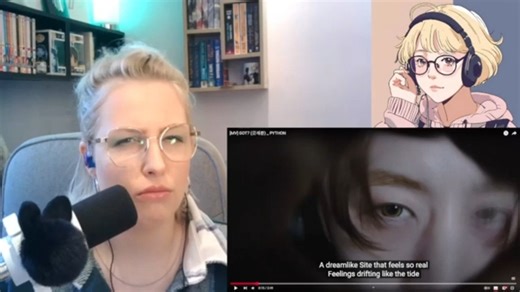 眼镜妹子看got7 python mv的反应！