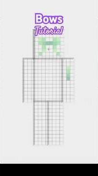 How to Make Bows for Minecraft Skins! #minecraft #pixelart
