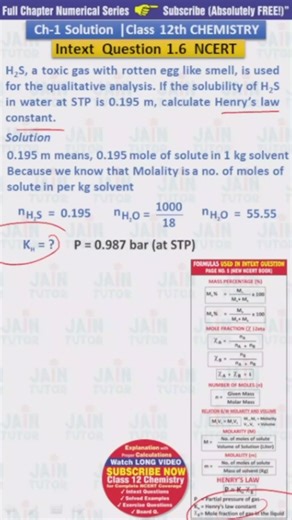 intext 1.6 class 12 chemistry | chemistry class 12 intext question chapter 1 #shorts #youtubeshorts