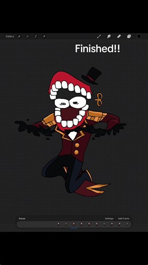 Another upcoming fan animation of Caine from The Amazing Digital Circus‼️ in case it wasn’t obvious I’m not doing like an actual reanimation, I was just using that clip of Caine as inspiration/reference 👍🏽 Instead I’m using this for like a sort of animation meme I guess bc like I’ve watched them since I was a kid and like I feel like it’s only appropriate for me to make one although I feel like my last post is already kind of an animation meme already idk also I feel like I’m posting this at a