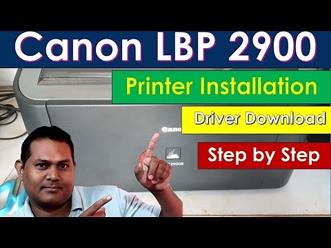 How To Install Canon Printer || Canon LBP 2900 Printer Installation || Printer Driver Installation