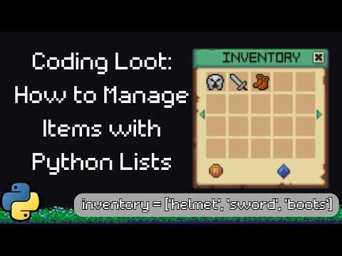 Python Lists: How to Build a Professional RPG Inventory