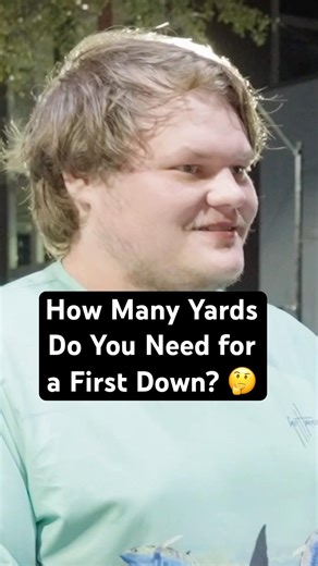 How Many Yards Do You Need for a First Down? 🤔 #shorts