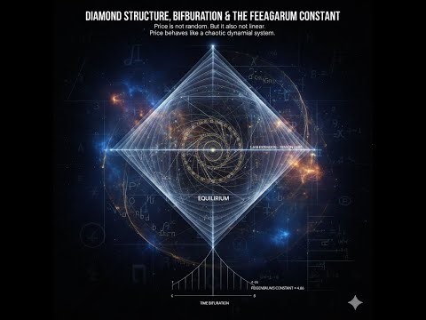 Diamond Structure, Bifurcation & the Feigenbaum Constant