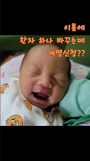 미성년자 아이 셀프 전자소송 개명 신청