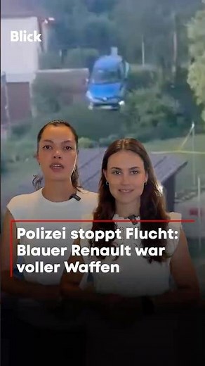 Wild police chase in Zurich: Suspects caught after fleeing through fields following armed burglary