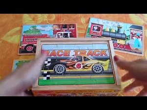 It's puzzle Time for kids with Melissa and Doug's Vehicle Puzzles in a Box