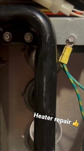 Heater repair replacing igniter #repair #furnace #work #fire #replacement #Acguy