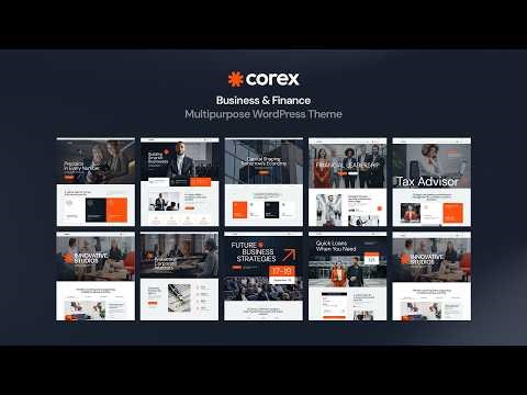 Corex - Multipurpose WordPress Theme for Business & Finance