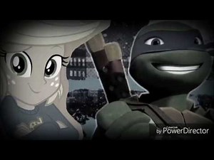 Leonardo x applejack (smile)