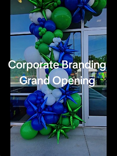 Grand Opening Celebration corporate Branding Events outdoor install Lets make Branding Celebrating memorial ✨️ Book your next event with us . Www.jellybeanbykelly.com #grandopening #outdoorballoons #Branding #tuftexballoons #corporateevents