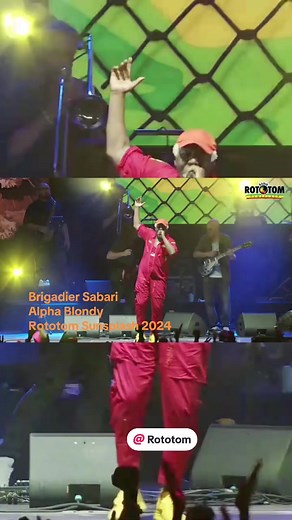 Brigadier Sabari - Alpha Blondy Live Performance at Rototom Sunsplash 2024