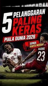 😱 5 Tekel Paling Keras di Piala Dunia 2026, Nomor 1 Bikin Ngeri! #pialadunia2026 #beritabola