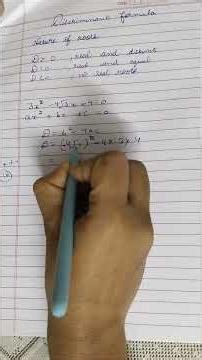 Discriminant Formula and equation Class-10 NCERT #cbse2025 #education #trending #viral #shorts