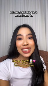 Study tips para makabawi ka sa susunod mong exam ☺️🫶 Hopefully, makatulong tong video na ’to! Follow for more school tips and advice! ✨ Since may time limit lang po ang reel, nacut yung ibang parts ng video. Kindly watch the full version on our FB page, KC ICO. 💟 . . . . . #study #exam #tips #forstudents #schooltips #studytips | KC ICO